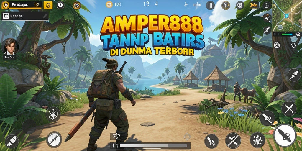 Tangkapan layar gameplay <strong>AMPER88</strong> memperlihatkan petualangan seru di dunia terbuka.