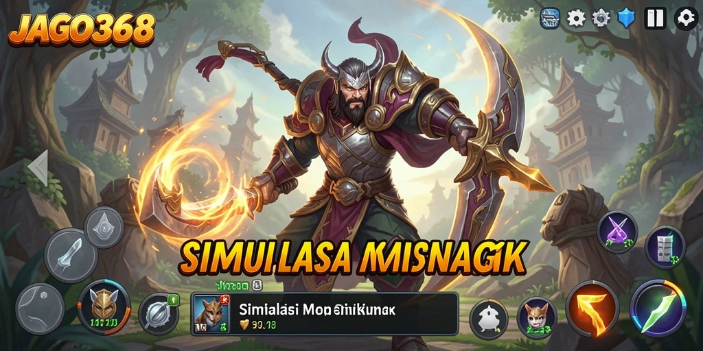 Gameplay menarik dalam simulasi realitas JAGO368.