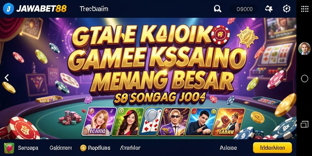 Tampilan gameplay JAWABET88 yang menarik dalam suasana Kasino.